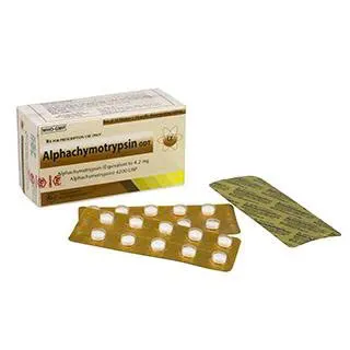 Alphachymotrypsin ODT 4200 IU Khapharco - Thuốc Chống Phù Nề Sau Chấn Thương, Phẫu Thuật